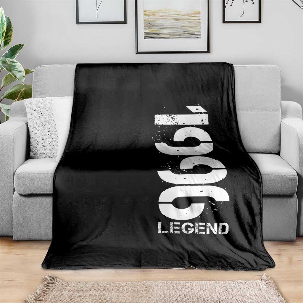 Vintage 1996 Legend Throw Blanket 30th Birthday Gifts Special Milestone