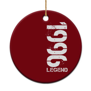 Vintage 1996 Legend Ceramic Ornament 30th Birthday Gifts Special Milestone