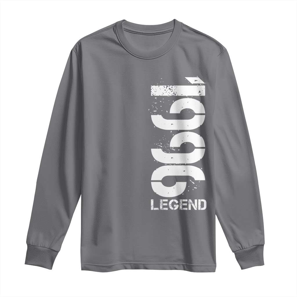 Vintage 1996 Legend Long Sleeve Shirt 30th Birthday Gifts Special Milestone TS11 Charcoal Print Your Wear