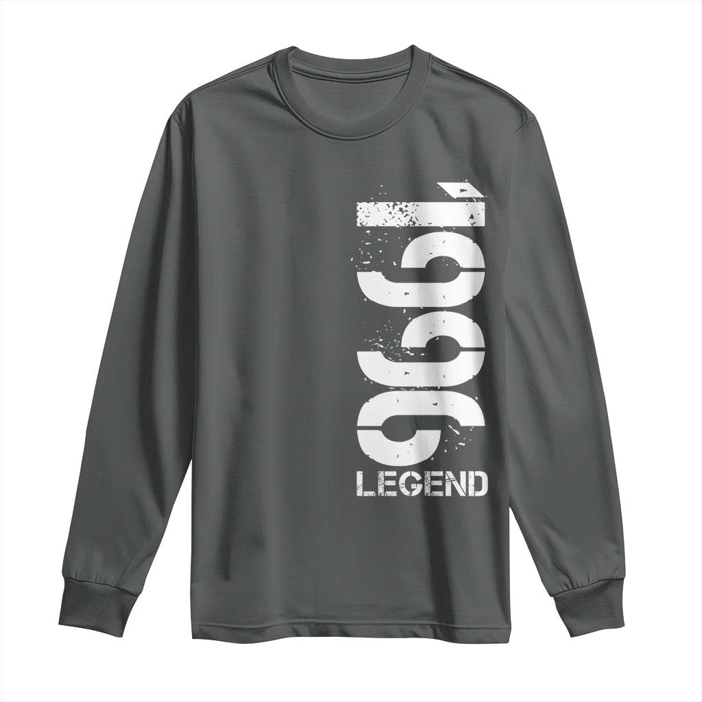 Vintage 1996 Legend Long Sleeve Shirt 30th Birthday Gifts Special Milestone TS11 Dark Heather Print Your Wear