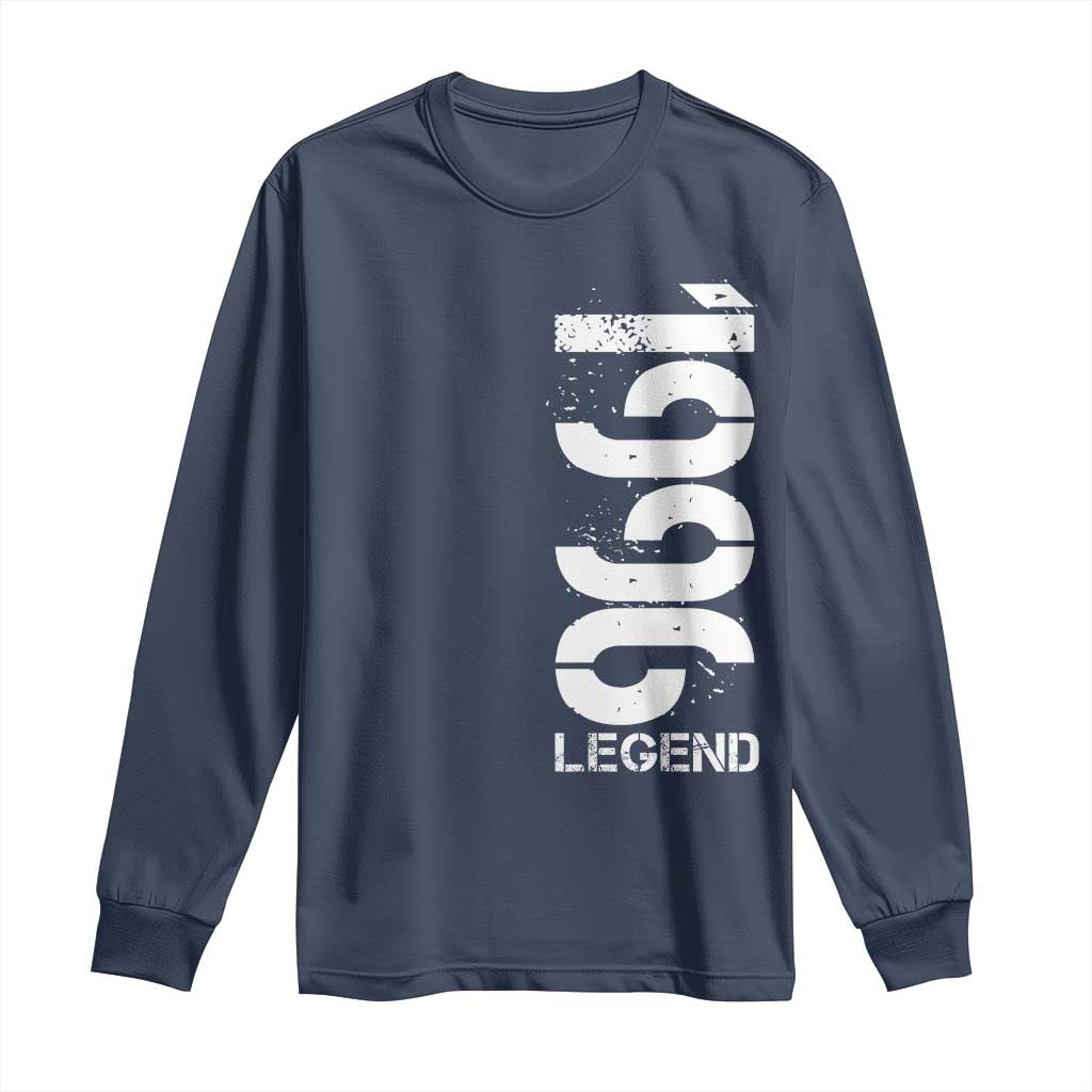 Vintage 1996 Legend Long Sleeve Shirt 30th Birthday Gifts Special Milestone TS11 Navy Print Your Wear