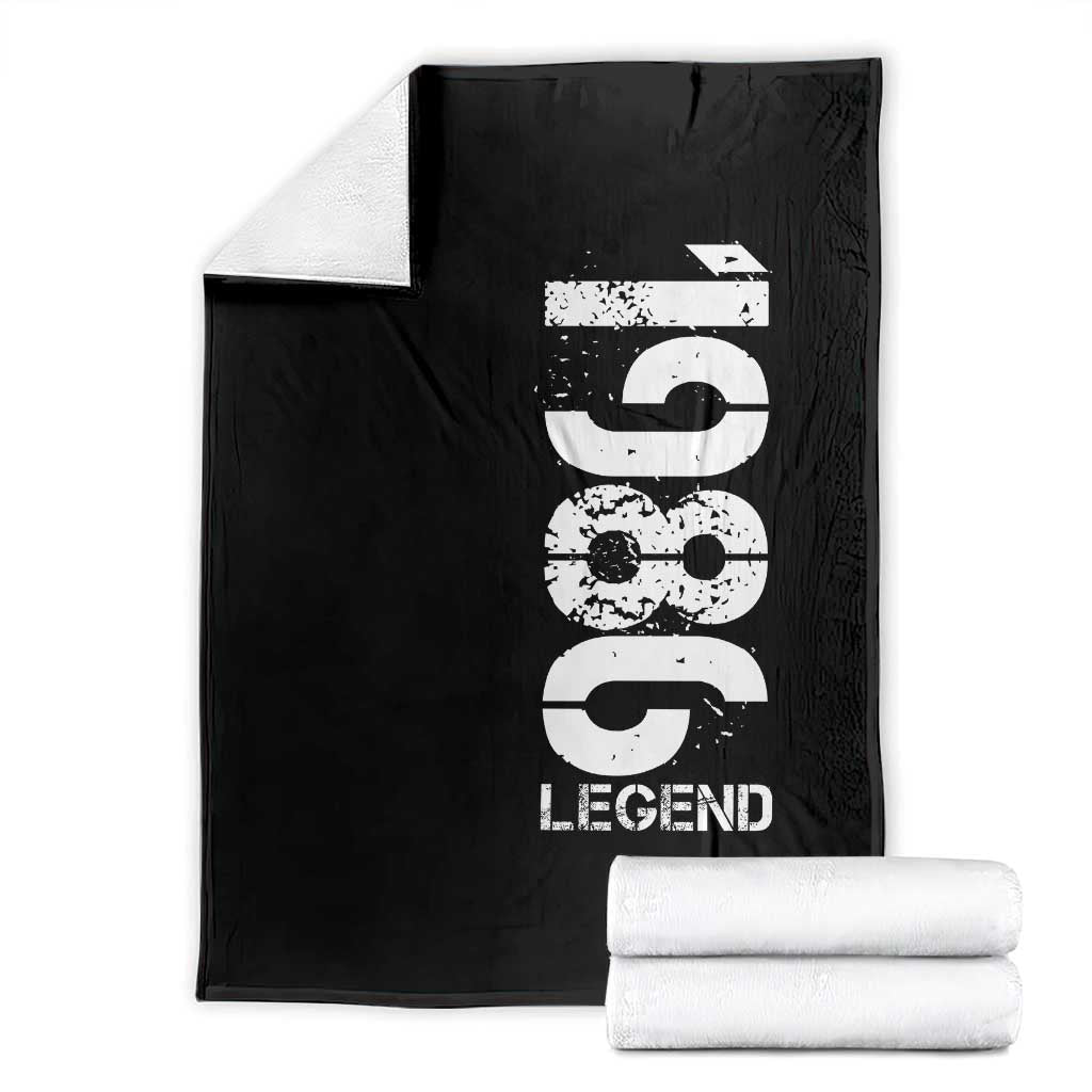 Vintage 1986 Legend Throw Blanket 40th Birthday Gifts Special Milestone