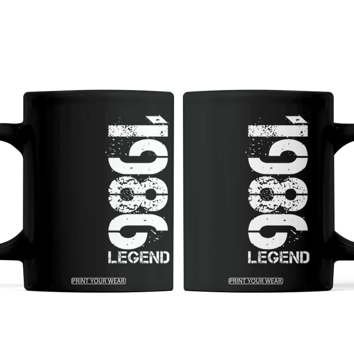 Vintage 1986 Legend Coffee Mug 40th Birthday Gifts Special Milestone TS11 Black Print Your Wear
