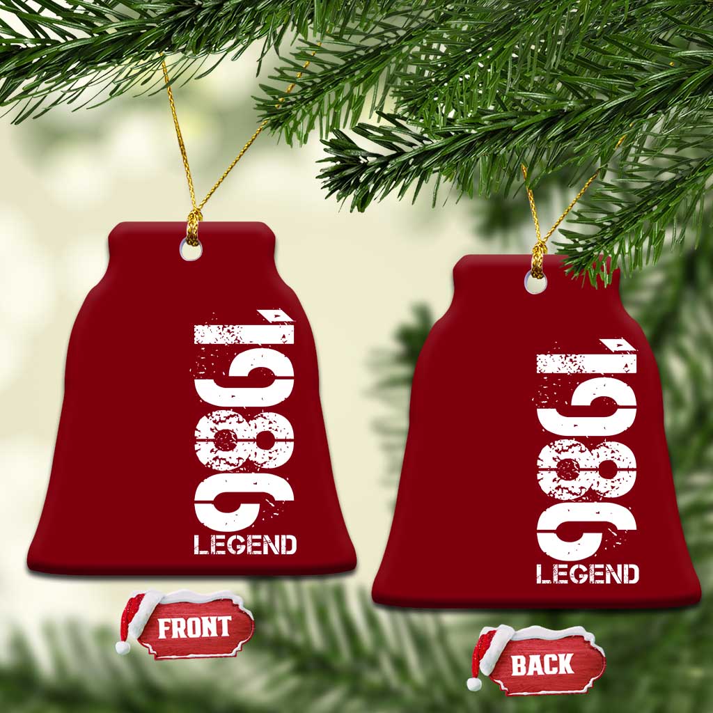Vintage 1986 Legend Ceramic Ornament 40th Birthday Gifts Special Milestone