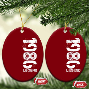 Vintage 1986 Legend Ceramic Ornament 40th Birthday Gifts Special Milestone