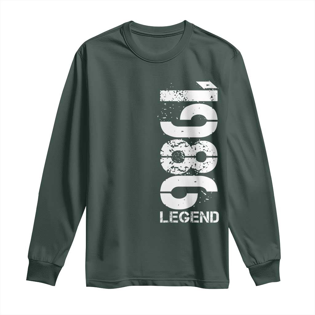 Vintage 1986 Legend Long Sleeve Shirt 40th Birthday Gifts Special Milestone TS11 Dark Forest Green Print Your Wear
