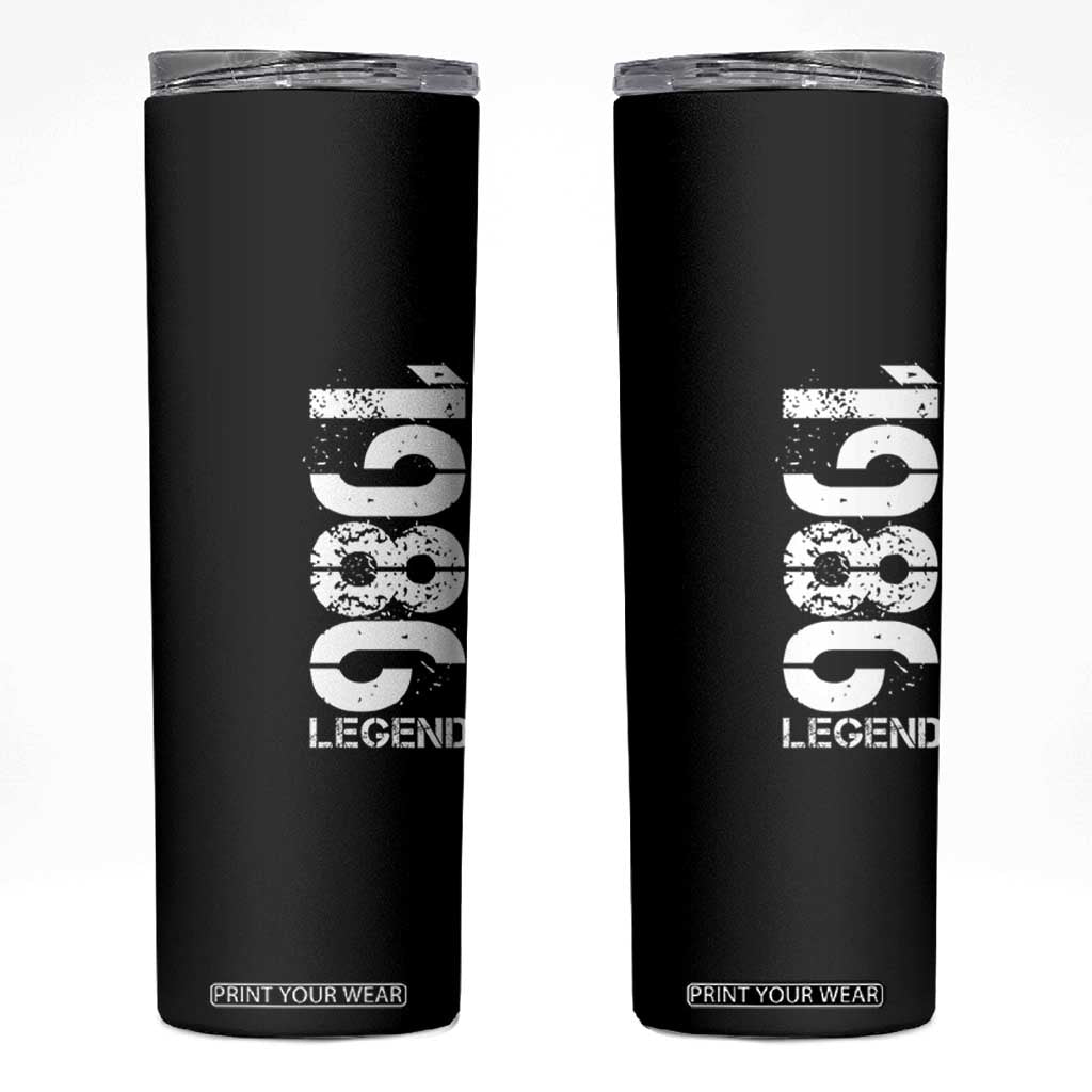 Vintage 1986 Legend Skinny Tumbler 40th Birthday Gifts Special Milestone TS11 Black Print Your Wear