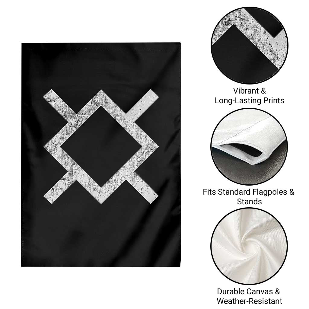 Vintage Northern Cheyenne Tribe Flag Montana Morning Star Symbol Garden Flag TS11 Print Your Wear