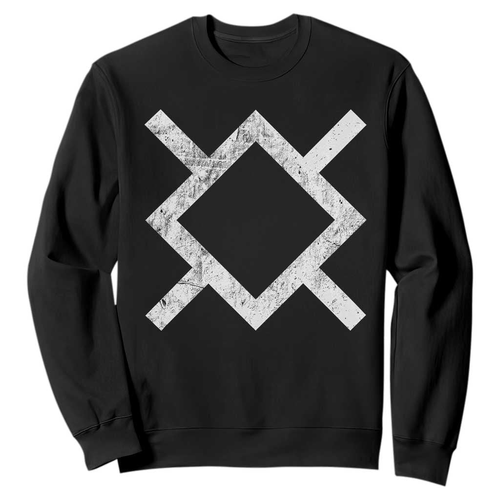 Vintage Northern Cheyenne Tribe Flag Montana Morning Star Symbol Sweatshirt TS11 Black Print Your Wear