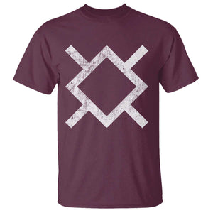 Vintage Northern Cheyenne Tribe Flag Montana Morning Star Symbol T Shirt TS11 Maroon Print Your Wear