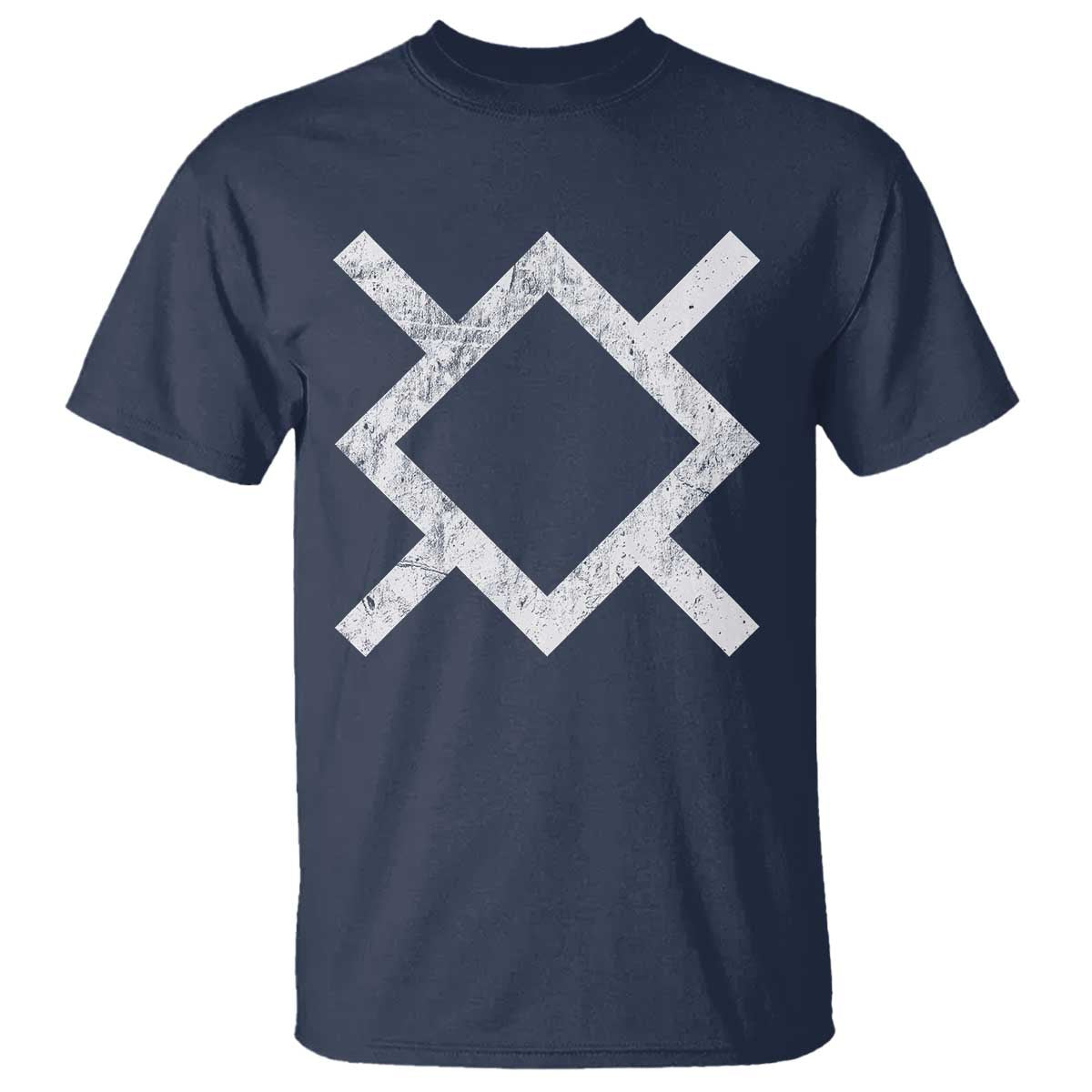 Vintage Northern Cheyenne Tribe Flag Montana Morning Star Symbol T Shirt TS11 Navy Print Your Wear