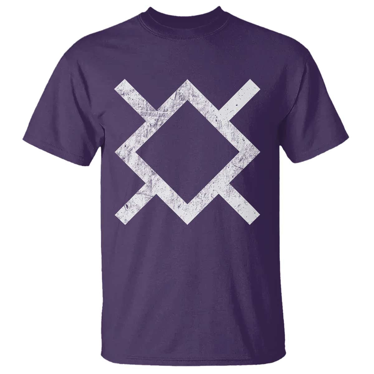 Vintage Northern Cheyenne Tribe Flag Montana Morning Star Symbol T Shirt TS11 Purple Print Your Wear