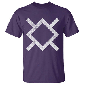 Vintage Northern Cheyenne Tribe Flag Montana Morning Star Symbol T Shirt TS11 Purple Print Your Wear