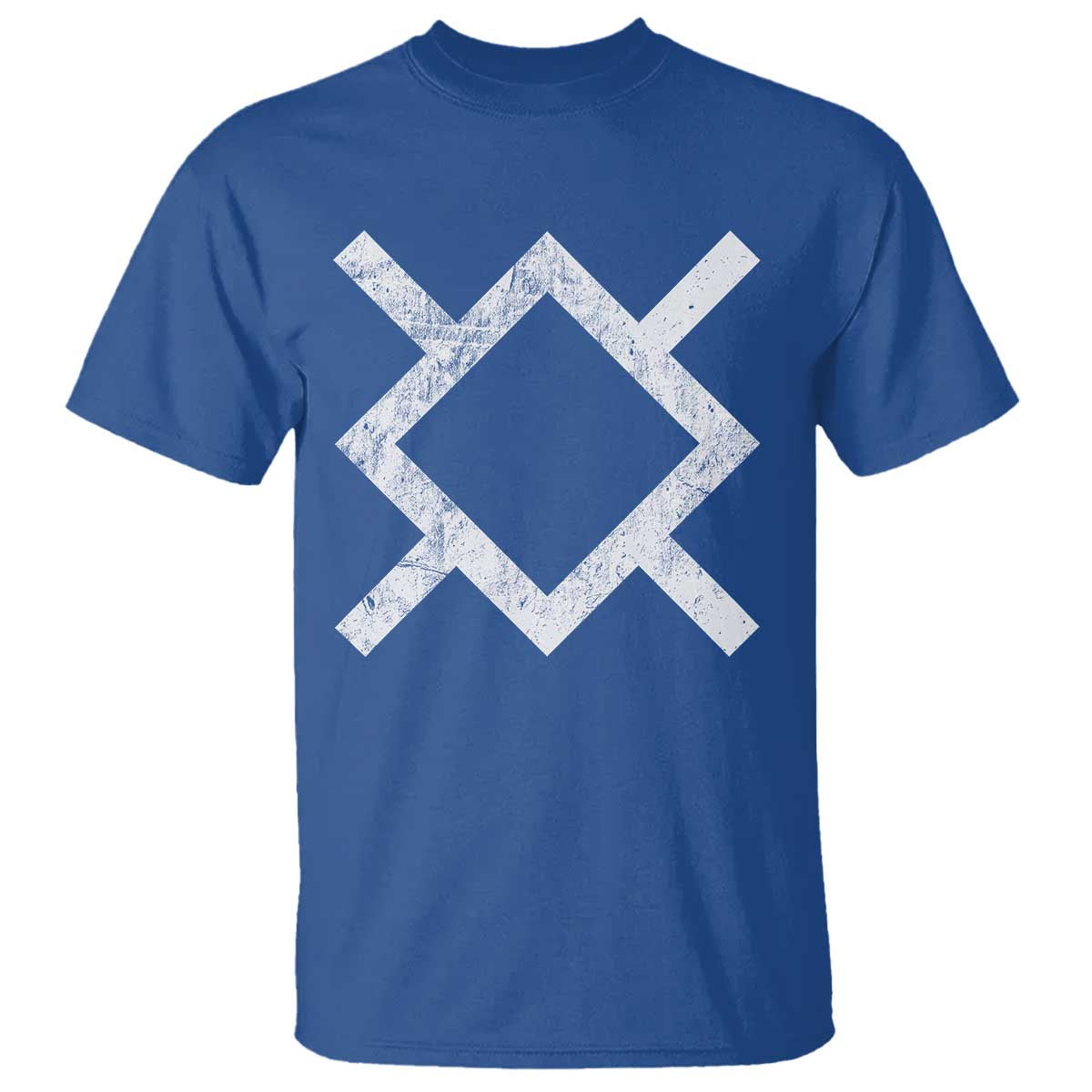 Vintage Northern Cheyenne Tribe Flag Montana Morning Star Symbol T Shirt TS11 Royal Blue Print Your Wear