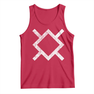 Vintage Northern Cheyenne Tribe Flag Montana Morning Star Symbol Tank Top TS11 Red Print Your Wear