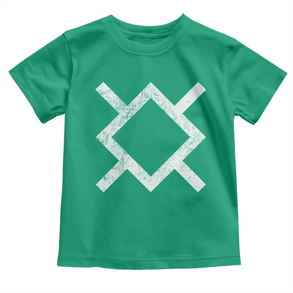 Vintage Northern Cheyenne Tribe Flag Montana Morning Star Symbol Toddler T Shirt TS11 Irish Green Print Your Wear