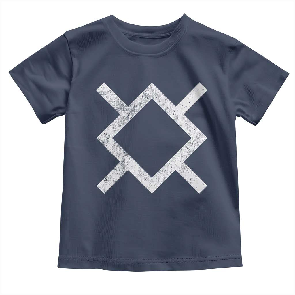 Vintage Northern Cheyenne Tribe Flag Montana Morning Star Symbol Toddler T Shirt TS11 Navy Print Your Wear