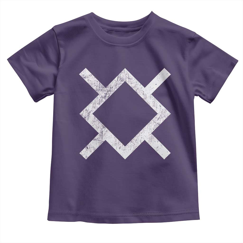 Vintage Northern Cheyenne Tribe Flag Montana Morning Star Symbol Toddler T Shirt TS11 Purple Print Your Wear