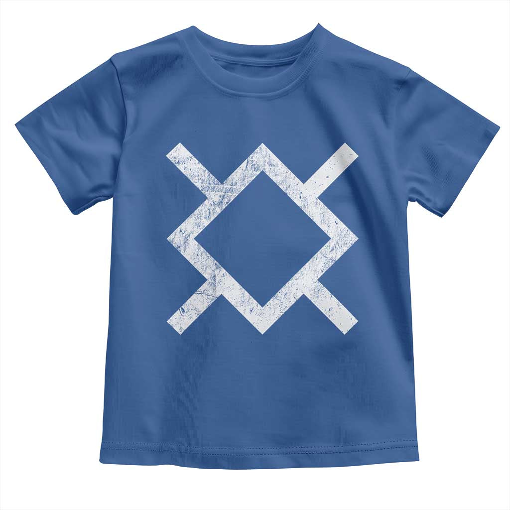 Vintage Northern Cheyenne Tribe Flag Montana Morning Star Symbol Toddler T Shirt TS11 Royal Blue Print Your Wear