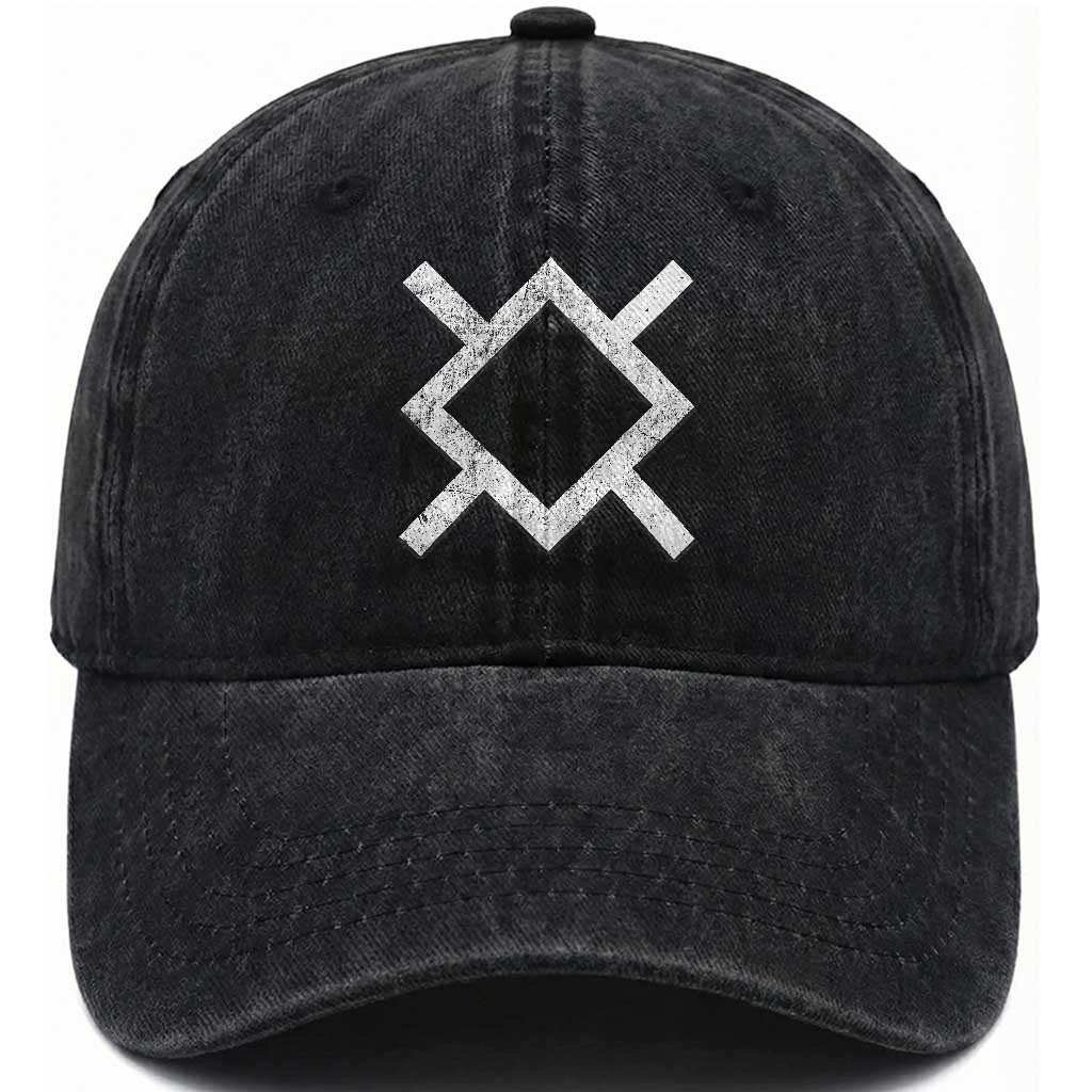 Vintage Northern Cheyenne Tribe Flag Montana Morning Star Symbol Washed Cotton Baseball Cap TS11 Print Your Wear