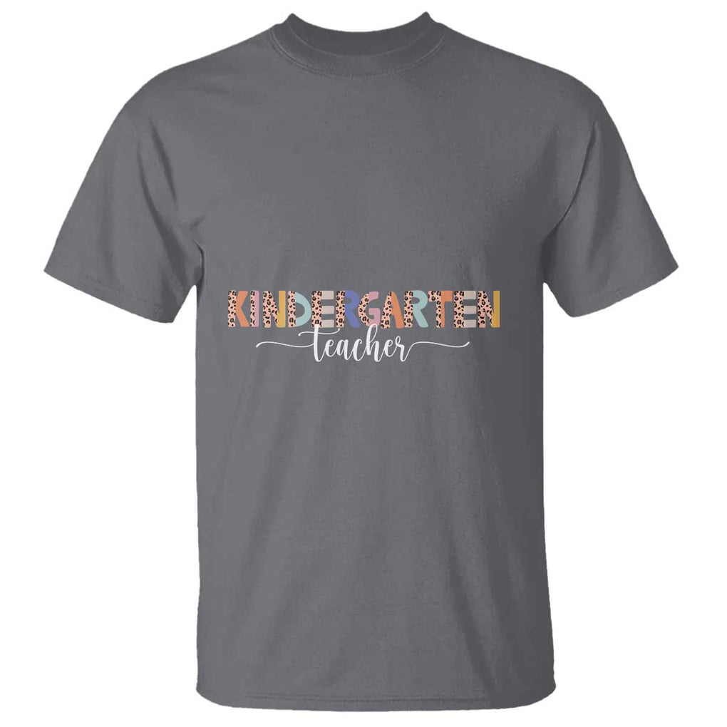 Kindergarten Teacher T Shirt First Day Of School Boho Style TS11 Charcoal Print Your Wear