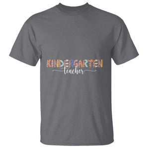 Kindergarten Teacher T Shirt First Day Of School Boho Style TS11 Charcoal Print Your Wear