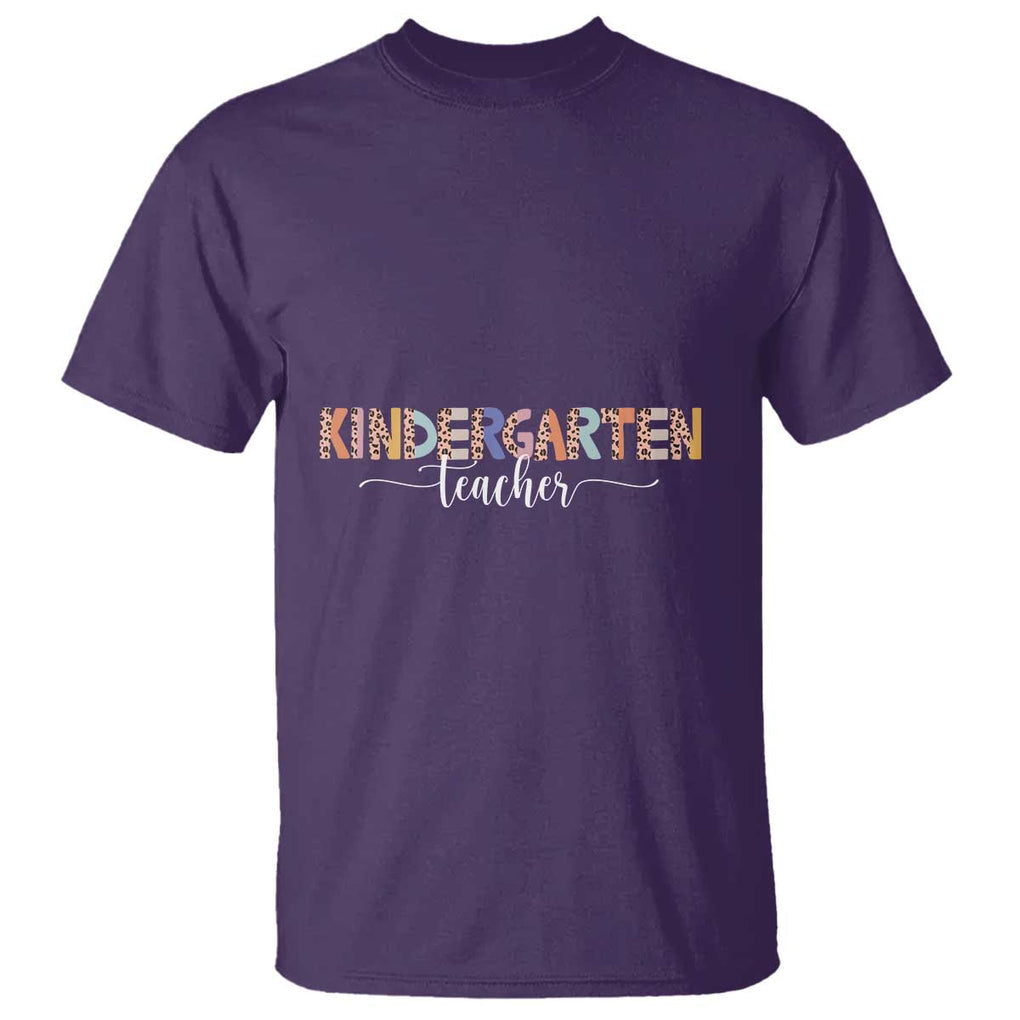 Kindergarten Teacher T Shirt First Day Of School Boho Style TS11 Purple Print Your Wear