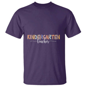 Kindergarten Teacher T Shirt First Day Of School Boho Style TS11 Purple Print Your Wear