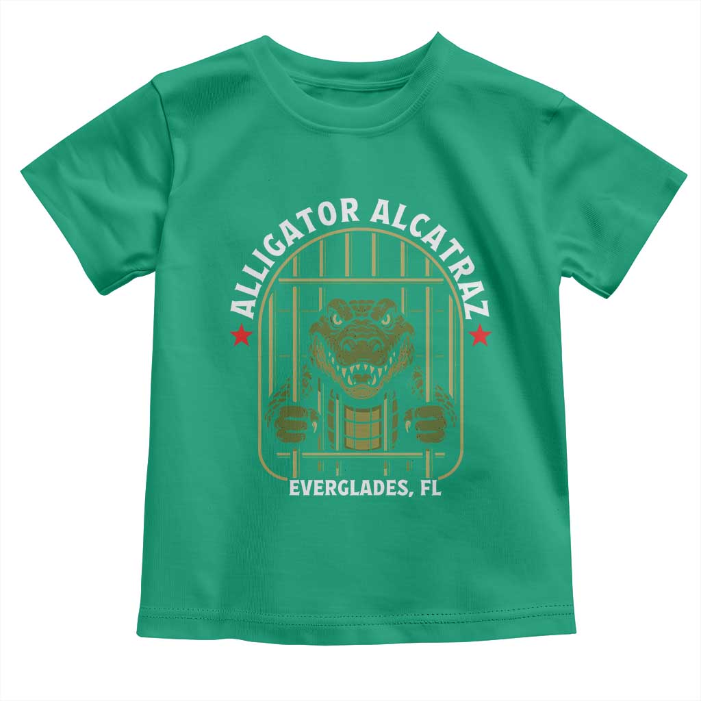 Funny Aligator Alcatraz Everglades Toddler T Shirt Alligator Prison Alligatraz Meme TS11 Irish Green Print Your Wear