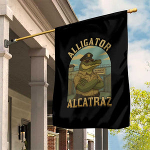 Funny Aligator Alcatraz Everglades Garden Flag Police Alligator Alligatraz Meme TS11 Print Your Wear