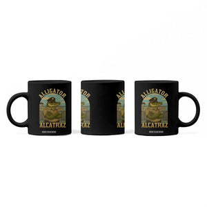 Funny Aligator Alcatraz Everglades Coffee Mug Police Alligator Alligatraz Meme TS11 Print Your Wear