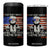 Funny Trump They Don't Know What The Fuck They're Doing 4 in 1 Can Cooler Tumbler Vintage American Flag TS11 One Size: 16 oz Black Print Your Wear