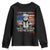 Funny Trump They Don't Know What The Fuck They're Doing Youth Sweatshirt Vintage American Flag TS11 Black Print Your Wear