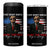 Funny Trump They Don't Know What The Fuck They're Doing 4 in 1 Can Cooler Tumbler American Flag TS11 One Size: 16 oz Black Print Your Wear