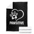 Funny Stay Pawsitive Throw Blanket Cat Dog Lover Positive Vibes TS11 Black Print Your Wear