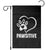 Funny Stay Pawsitive Garden Flag Cat Dog Lover Positive Vibes TS11 Black Print Your Wear