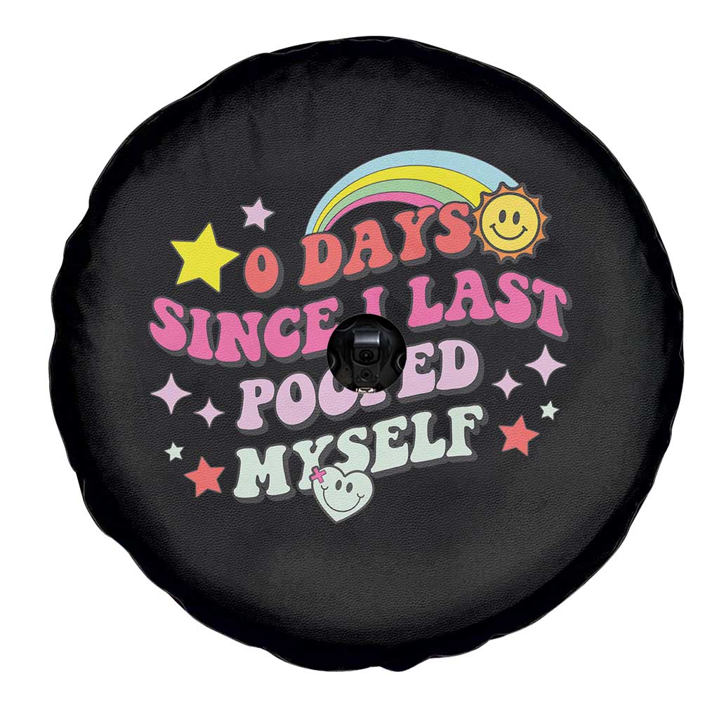 Funny 0 Days Since I Last Pooped Myself Spare Tire Cover Joke Meme Gag TS11 Print Your Wear