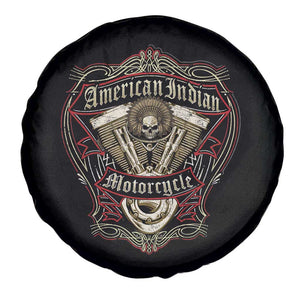 American Indian Skull Motorcycle Vintage Motorbike Engine Spare Tire Cover TS11 Print Your Wear