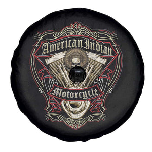 American Indian Skull Motorcycle Vintage Motorbike Engine Spare Tire Cover TS11 Print Your Wear