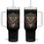 American Indian Skull Motorcycle Vintage Motorbike Engine Tumbler With Handle TS11 One Size: 40 oz Black Print Your Wear
