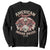 American Legendary Motorcycle Indian Biker Club Sweatshirt Vintage Motorbike Engine Native American Skull TS11 Black Print Your Wear