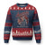American Legendary Motorcycle Indian Biker Club Ugly Christmas Sweater Vintage Native American Skull - Print Your Wear