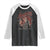 American Legendary Motorcycle Indian Biker Club Raglan Shirt Vintage Native American Skull TS11 Black White Print Your Wear