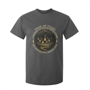 Trail Of Tears A Journey Of Death Forced Upon 125000 Native Americans T Shirt For Kid TS11 Dark Heather Print Your Wear