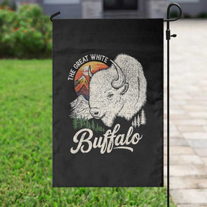 The Great White Buffalo Garden Flag Native American Sacred Spirit Animal TS11 Print Your Wear