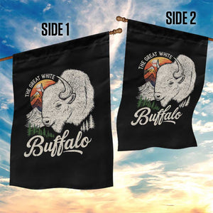 The Great White Buffalo Garden Flag Native American Sacred Spirit Animal TS11 Print Your Wear