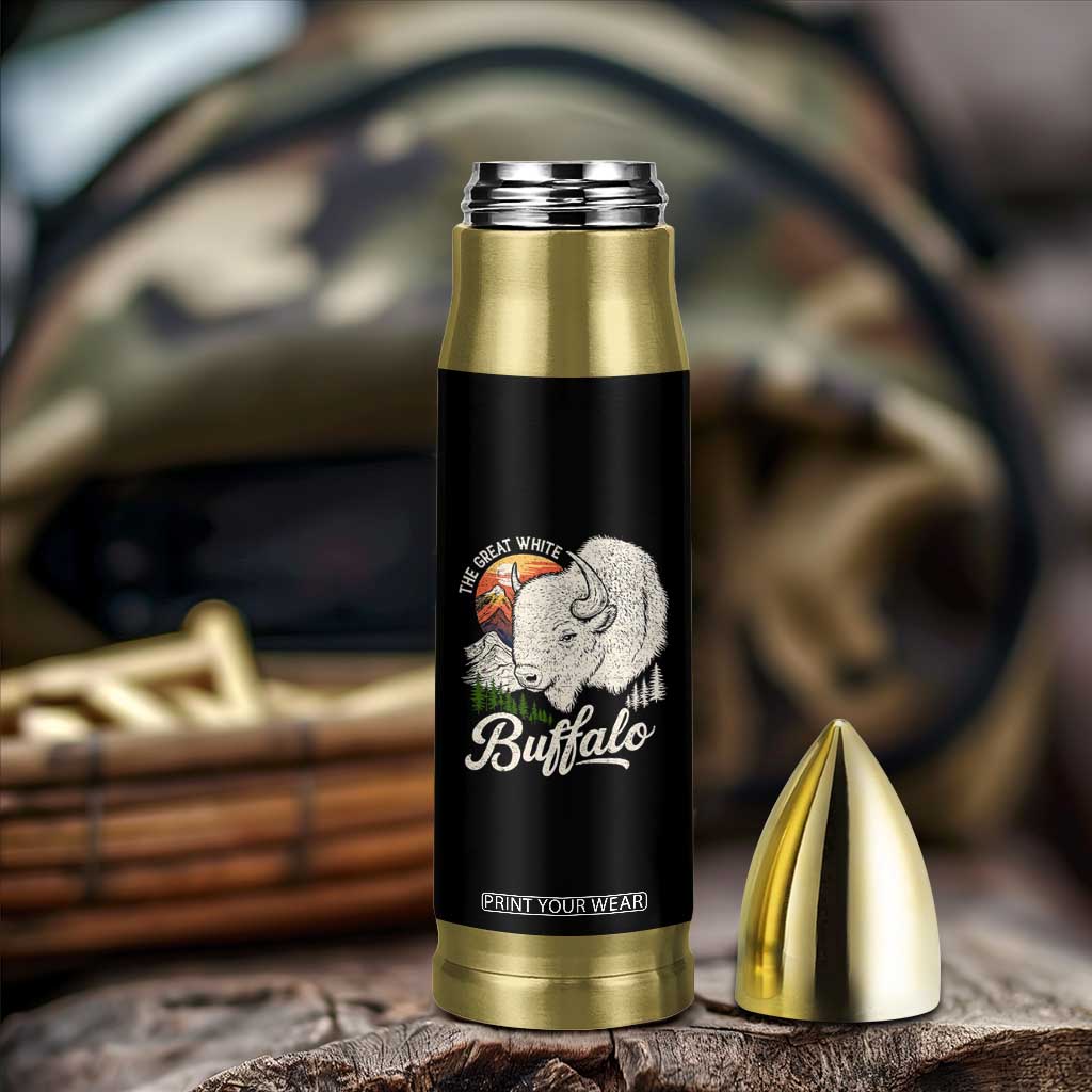The Great White Buffalo Bullet Tumbler Native American Sacred Spirit Animal TS11 Print Your Wear
