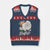 The Great White Buffalo V-Neck Knit Sweater Vest Native American Sacred Spirit Animal - Print Your Wear