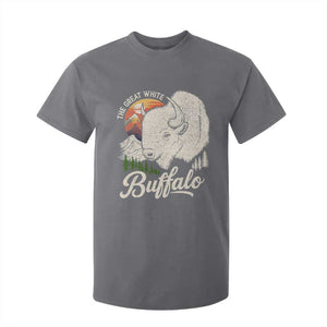 The Great White Buffalo T Shirt For Kid Native American Sacred Spirit Animal TS11 Charcoal Print Your Wear
