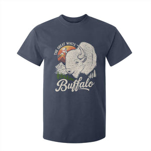 The Great White Buffalo T Shirt For Kid Native American Sacred Spirit Animal TS11 Navy Print Your Wear
